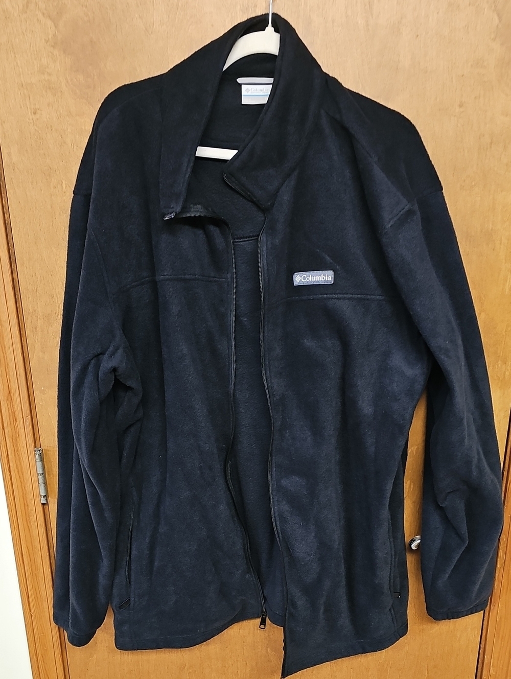 Columbia Men's Navy Black Full-Zip Fleece Jacket